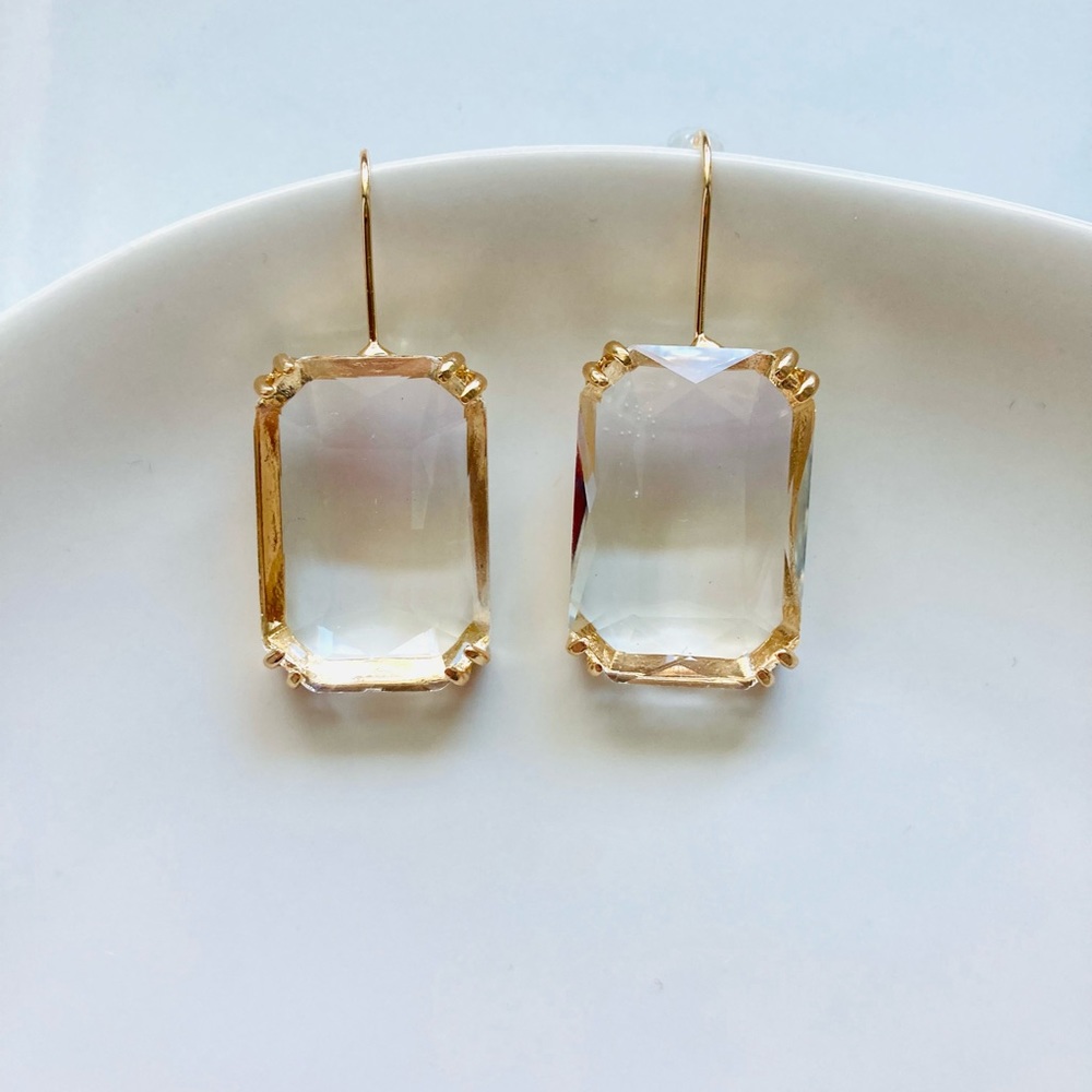 New rectangular earrings - Picture 3 of 4